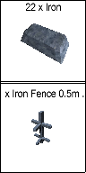 recipe_Voxel_IronFence_05m_3Corners_Recipe.png